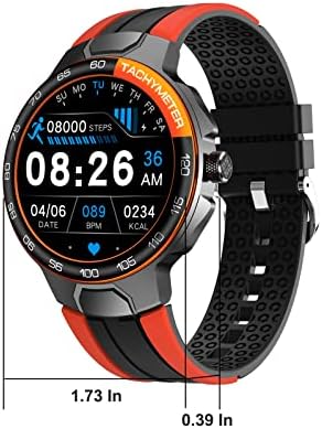 Sport Fitness Smart Watches for Men Mulheres, relógio de fitness à prova d'água com 24 modos esportivos,