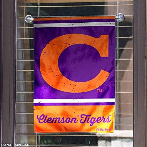 Clemson Tigers Retro Retro Trowback Garden Flag