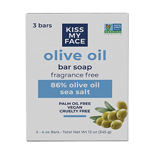 Beije meu rosto Fragrância de azeite de oliva Soop Soap, sabonete hidratante, sabonete vegano livre