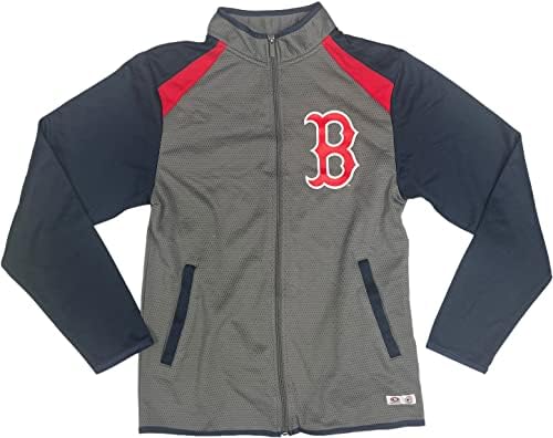 VF Boston Red Sox Men's Classic Logo Full Zip Hidrure Wicking Training Jacket