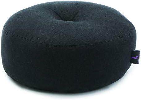 Leewadee Zafu travesseiro mini-almofada de meditação redonda para exercícios de ioga, travesseiro