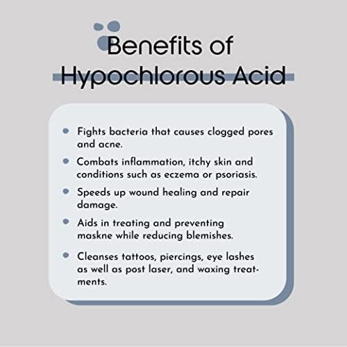 E11EMENT - Face de ácido hipocloroso e spray de pele - Hocl - Seguro para uso em pele propensa a