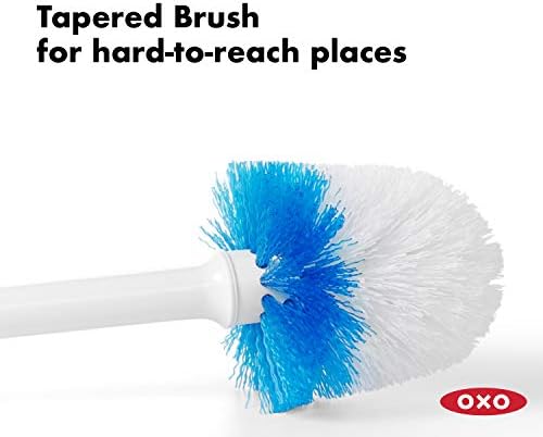 Oxo Good Grips compacta escova de vaso sanitária e carame