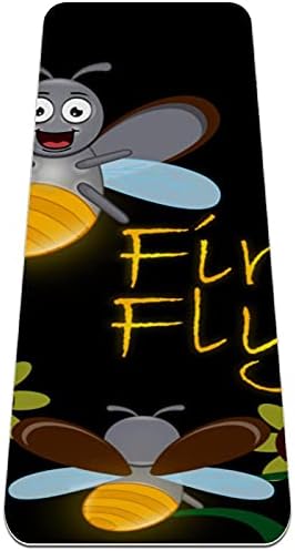 Siebzeh Firefly Firefly Firefly Premium grossa de ioga mato ecológico Saúde e fitness não deslizam