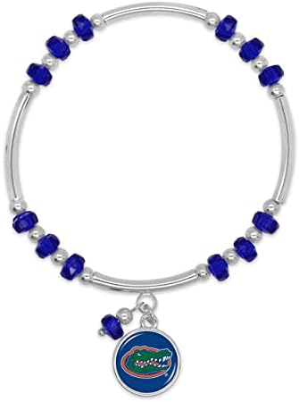 Do coração Florida Gators Ivy Stretch Bracelet Jewelry Gift UF, 7 5 polegadas