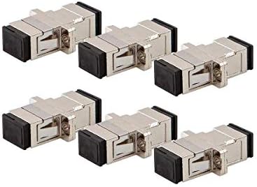 MONOPRICE SC Adaptador de fibra de metal fundido SC Simplex para fêmea, modo único, fácil de instalar, usar