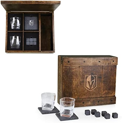 Time de piquenique NHL Unisisex-Adult NHL Whisky Box Gift Conjunto