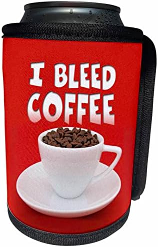 Imagem de 3drose de palavras Eu sangro café na xícara de café vermelha. - LAPA BRANCHA RECERLER WRAP