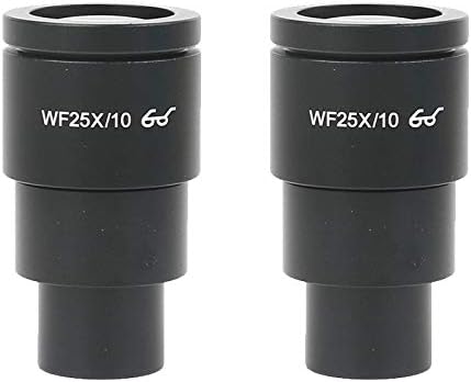 Jf-xuan 2pcs wf10x wf15x wf20x wf25x wf30x microscópio ocular compatível com microscópio estéreo em campo largo
