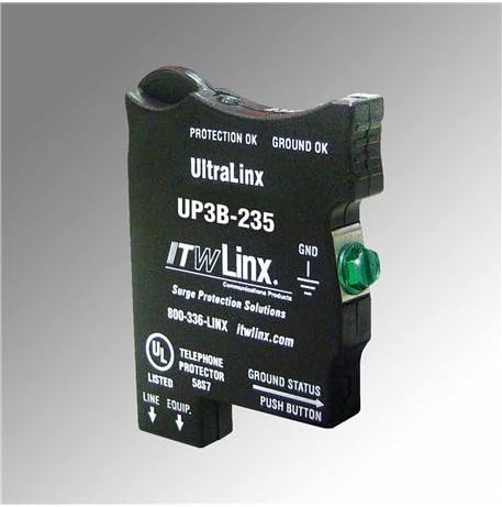Ultralinx 66 Block prot, pinça 235V, 350mA Fuse Ind LTS S25