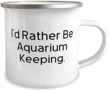 Presentes engraçados de aquário, prefiro manter aquário, aniversário engraçado de 12 onças caneca
