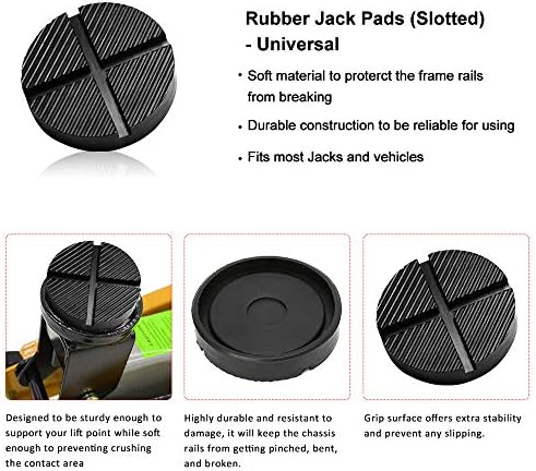 2pack o piso universal jack de borracha adaptador adaptador de solda lateral protetor de trilho de solda Puck/almofada