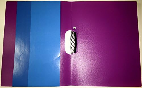 Arquivo de polipropileno Staples com o tamanho da letra de clipe de braço de balanço Purple