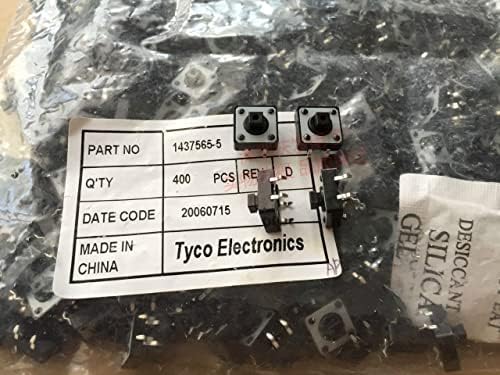 American Tyco Tyco 12 * 12 * 7,3 Chave de tato Cabeça de plástico Inserir 4 pinos Micro -Switch