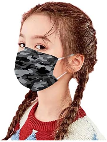 20pcs Kids Face_Mask Childrens 3 Ply não tecido Protetor Respirável Disponível Face_mask For Boys