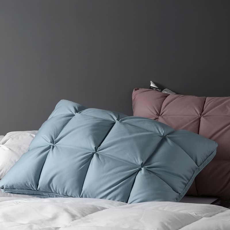 BBBSJ Pillowgoose e travesseiros de cama de penas para capa de algodão adormecida com recheio natural