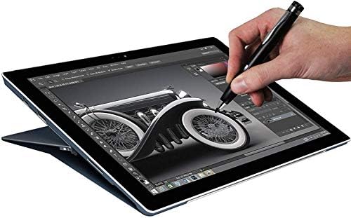 Broonel Silver Mini Fine Point Digital Active Stylus Pen compatível com o tablet Dragon Touch 10
