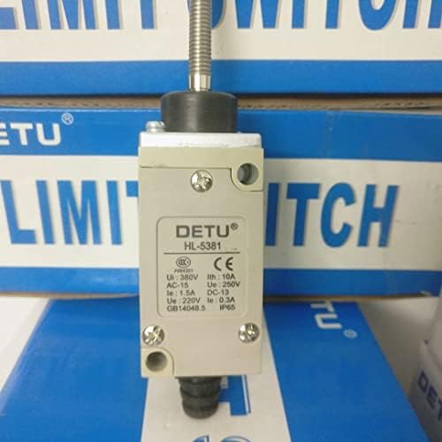 Detu Electric Detu Limiting Travel Switch HL -5381 Long Spring Swing Arm Type -