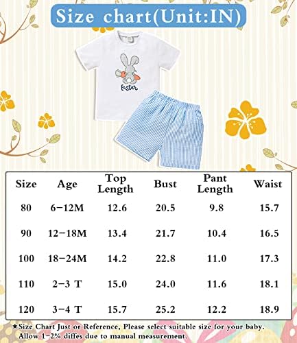 Sinhon Toddler Baby menino menina Roupa de Páscoa Camiseta Bunny Bunny + calça casual listrada Roupas
