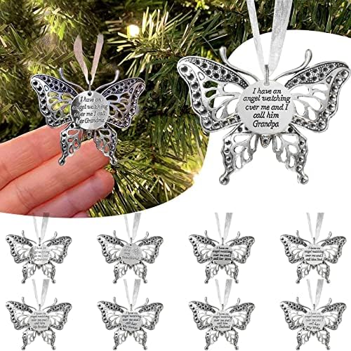 Pingente de Natal Butterfly personalizada decoração familiar decoração de árvore de Natal Presentes