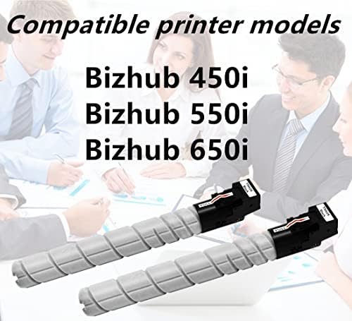 Substituição de cartucho de toner compatível com Soler para TN628 para Konica Minolta Bizhub 450i 550i e 650i impressora