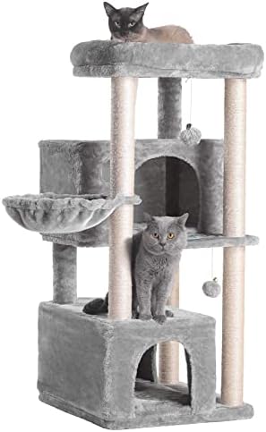 HEY Brother Cat Tree, condomínio de gato de vários níveis para móveis de torre de gatos grandes com