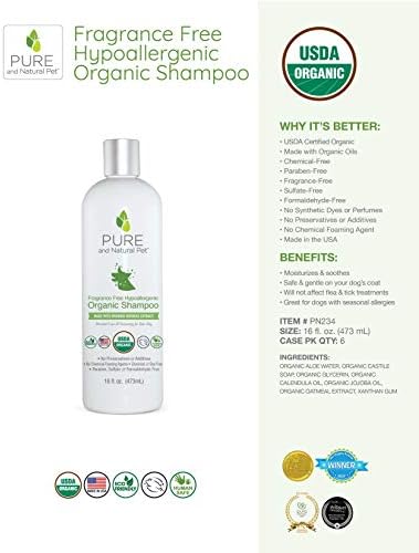 PET PURANTE E NATURAL - Fragrância Fragrância Fragrância de shampoo orgânico hipoalergênico grátis