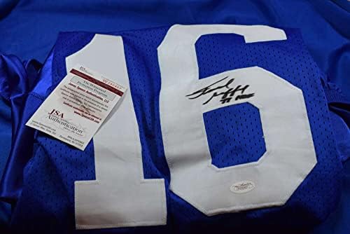 Frank Gifford JSA assinou o autógrafo de camisa do New York Giants