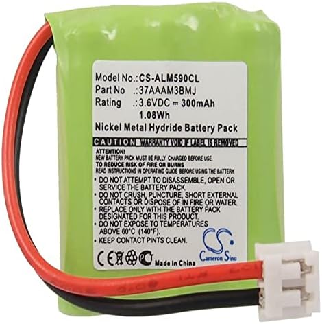 Cameron Sino New 300mAh Replacement Battery Fit for AT&T 01839,E1828,EL41108,EL41208,EL42108,IA5847,IA5863,IA5870,IA5878,IA5879,IA5882,IA5890,T2326,T2350,T2351,VT2101,VT2121
