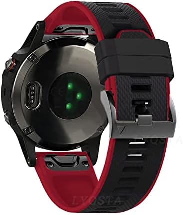 Skm 26 mm Silicone Redunda rápida Strap Band para Garmin Fenix ​​6x 6 6s Pro 5x 5 mais 3HR Enduro Smartwatch