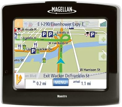 Magellan Maestro 3250 Navigador GPS portátil de 3,5 polegadas com comando de tráfego e voz