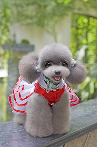 Vestido de cachorro cachorro cão garotinha princesa roupas de cachorro de cachorro fantasias vestidos