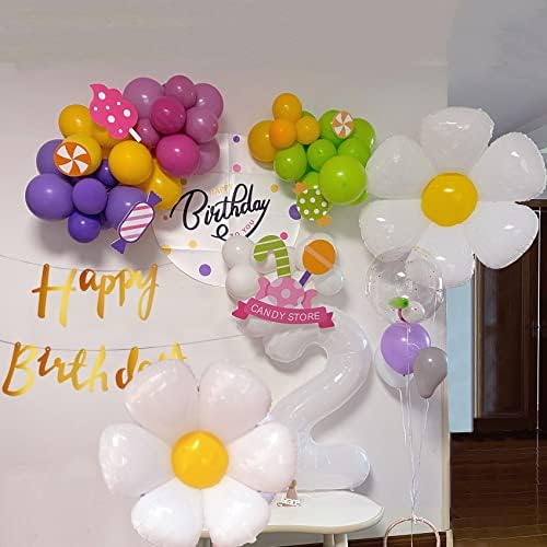 45 Daisy balões decoração de festa decoração de festa grande helium branco enorme flor flor de aniversario
