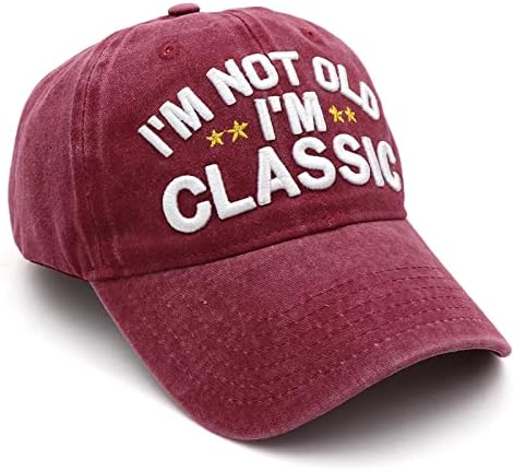 Aposentadoria engraçada ou presentes de aniversário chapéus para homens mulheres, eu não sou velho clássico