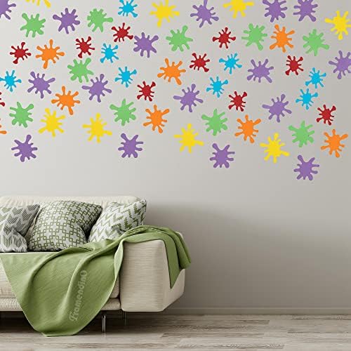 Framendino, 200 peças Pintura Decorações de festas Splatter Confetti