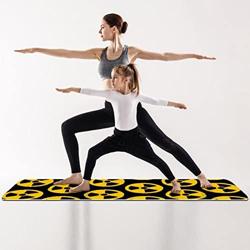 Todo o objetivo de yoga tapete de tapete e tapete de treino para ioga, abacaxi de frutas douradas moderna