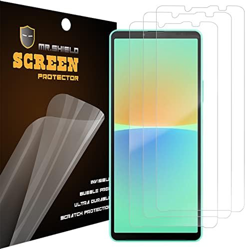 Mr.Shield [3-Pack] projetado para Sony Xperia 10 V Premium Clear Screen Protector