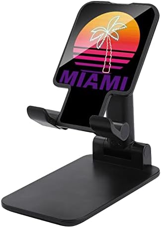 Miami Summer Palm Tree Tree dobrável portátil portátil portão de celular Phone de suporte ajustável