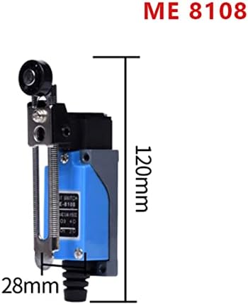 Hikota 1PCS ME Série Limite interruptor rotativo alavanca de rolo ajustável Movimento à prova d'água