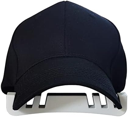 Chapéu de chapéu de curvatura curvatura, chapéu Bill Bender Curved Shaper para tampas, preto e branco,