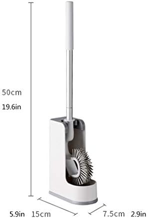 Escova de vaso sanitário guojm pendurada alça longa de silicone pincel pincel de vaso sanitário design
