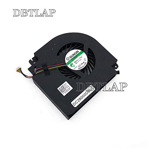 DBTLAP Laptop GPU Fan compatível para Dell Precision M6800 GPU Video Video Video Fan Resfriando