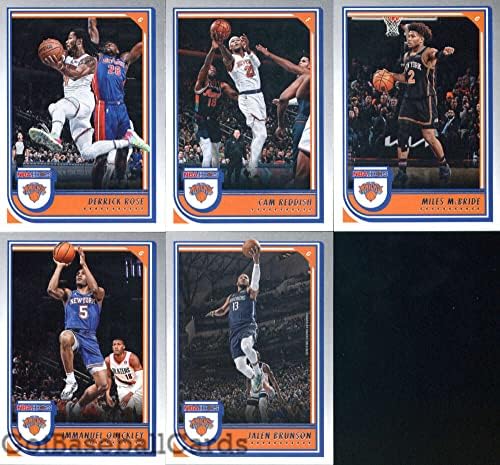 2022-23 Panini NBA Hoops Veterano New York Knicks Team conjunto de 11 cartas: RJ Barrett, Evan Fournier, Julius