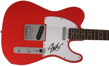 Slash assinou o autógrafo Red Fender Telecaster Guitar Wiper w/ James Spence JSA Carta de Autenticidade