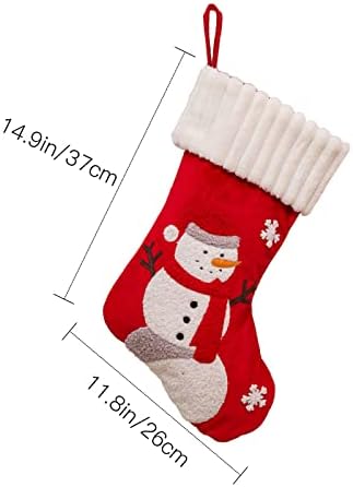 Ornamento de vidro de cesta bolsa de meias de pano de natal e meias suspensas de Natal para decoração de festa