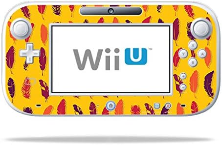 Mightyskins Skin Compatível com Nintendo Wii U GamePad Controller - Feathers | Tampa protetora, durável