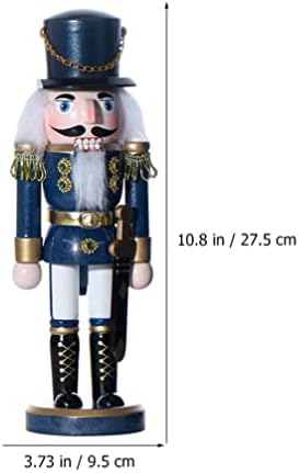 Didiseaon Natal Figuras de nozes de madeira Puppet Xmas de nutcracker Modelo de soldado para quadros de