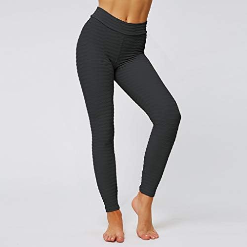 Perneiras de cintura alta feminina Slimming Scrunch Booty Rouched Butt Lift Yoga Pants Mulheres Yoga calças curtas