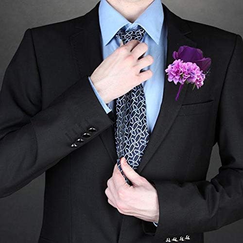 Weddingbobdiy boutonniere Butrofoles broomsman noivo Melhor homem Rose Wedding Flowers Acessórios do baile de