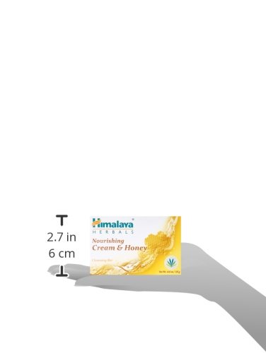 Himalaia Herbal Healthcare Cream e barra de limpeza de mel, 4,41 onças